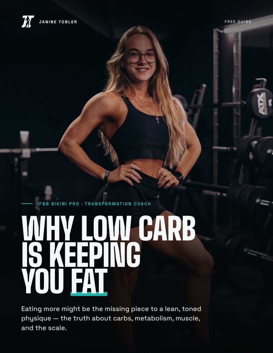 Cover of the free guide: Why Low Carb Is Keeping You Fat